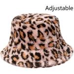 Reduzierte Pinke Animal-Print Damenhüte mit Leopard-Motiv 58 Einheitsgröße zur Hochzeit für den für den Winter 
