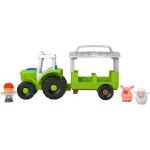 Fisher-Price® Lernspielzeug »Little People Traktor«, bilingual; mit Anhänger, 3 Figuren und Sound, bunt
