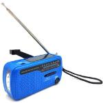 Fit4Blackout Solar Notfallradio blau Dynamo multifunktions Emergency FM AM Ra...