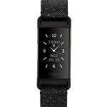 Reduzierte Schwarze fitbit Charge 3 Smartwatches mit Smart Notifications mit Bluetooth mit Schrittzähler mit Kunststoff-Uhrenglas für Herren 