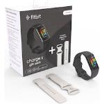 Fitbit Charge 5 Bundle Fitness-Tracker Schwarz