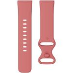 Reduzierte Pinke Elegante Wasserdichte fitbit Versa™ Fitness Tracker | Fitness Armbänder aus Silikon für Herren 