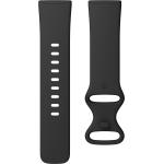Schwarze fitbit Versa™ Uhrenarmbänder aus Silikon 