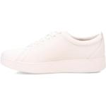 Reduzierte Weiße FitFlop Low Sneaker aus Leder für Damen Größe 38 