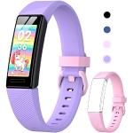 Violette Wasserdichte Fitness Tracker | Fitness Armbänder mit Bluetooth für Kinder 