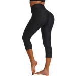 Schwarze Sexy Capri-Leggings & 3/4-Leggings für Damen Größe M 