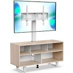 TV Standfüße aus Holz 70”- 74” schwenkbar Breite 0-50cm, Höhe 0-50cm, Tiefe 0-50cm 