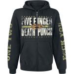 Five Finger Death Punch Kapuzenjacke - Locked & Loaded - S bis 5XL - für Männer - Größe 3XL - schwarz - EMP exklusives Merchandise