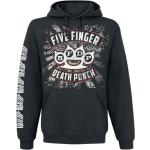 Schwarze Five Finger Death Punch Herrenhoodies & Herrenkapuzenpullover mit Kapuze Größe XXL für Festivals 