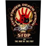 Schwarze Five Finger Death Punch Rückenaufnäher 