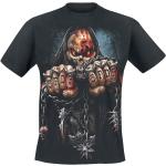 Schwarze Five Finger Death Punch Rundhals-Ausschnitt T-Shirts für Herren Größe 4 XL für Festivals 