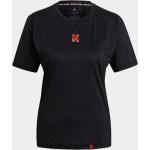 Schwarze adidas Five Ten T-Shirts für Damen Größe XL 