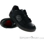 Reduzierte Dunkelgraue Five Ten Freerider MTB Schuhe mit Schnürsenkel in Normalweite aus Leder wasserabweisend für Herren 