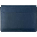 Blaue Elegante Macbook Taschen aus Leder für Herren 