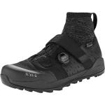 Schwarze fizik MTB Schuhe mit Klettverschluss in Normalweite Winddicht für Herren Größe 36 für den für den Winter 