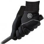 Schwarze Strick-Handschuhe für Damen Größe S 