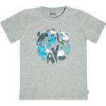Graue Fjällräven Forest Bio Nachhaltige Printed Shirts für Kinder & Druck-Shirts für Kinder Größe 140 