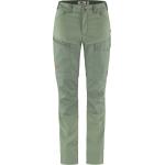 Grüne Fjällräven Abisko Nachhaltige Zip Off Hosen mit Reißverschluss aus Polyester für Damen Größe M 