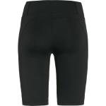 Schwarze Fjällräven Abisko Nachhaltige High Waist Shorts für Damen Größe M 