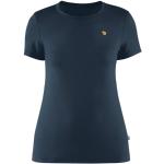 Blaue Fjällräven Bergtagen Nachhaltige T-Shirts aus Jersey für Damen Größe S für den für den Frühling 