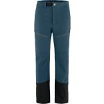 Blaue Fjällräven Bergtagen Nachhaltige Stretchhosen mit Reißverschluss aus Polyamid für Damen Größe S für den für den Herbst 