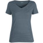 Dunkelgraue Fjällräven Abisko Nachhaltige T-Shirts für Damen Größe S 