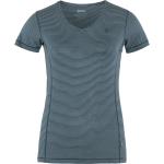 Reduzierte Blaue Fjällräven Abisko Nachhaltige T-Shirts für Damen Größe XXS 
