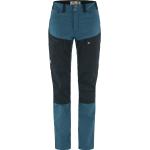 Blaue Fjällräven Abisko Nachhaltige Zip Off Hosen für Damen Größe L für den für den Sommer 