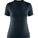 Reduzierte Blaue Fjällräven Abisko Nachhaltige T-Shirts für Damen Größe M 
