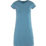 Reduzierte Hellblaue Fjällräven High Coast Nachhaltige Sommerkleider aus Jersey enganliegend für Damen Größe S für den für den Sommer 