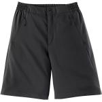 Schwarze Fjällräven High Coast Nachhaltige High Waist Shorts für Damen Größe M 