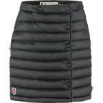 Schwarze Fjällräven Down Nachhaltige High Waist Röcke & Taillenröcke mit Knopf aus Polyamid für Damen Größe XL für den für den Winter 
