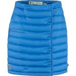 Blaue Fjällräven Down Nachhaltige High Waist Röcke & Taillenröcke mit Knopf aus Polyamid für Damen Größe XS für den für den Winter 