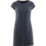 Marineblaue Fjällräven High Coast Bio Nachhaltige Kleider A-Linie aus Baumwolle für Damen Größe XXS für den für den Sommer 