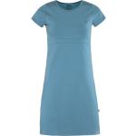 Blaue Fjällräven High Coast Nachhaltige Kleider A-Linie für Damen Größe XXS für den für den Sommer 