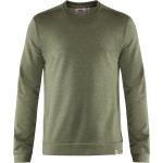 Grüne Langärmelige Fjällräven High Coast Nachhaltige Herrensweatshirts aus Jersey Größe S 