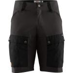 Schwarze Fjällräven Keb Nachhaltige Stretch-Shorts mit Reißverschluss aus Polyamid für Herren Größe S 