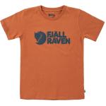 Braune Kurzärmelige Fjällräven Bio Nachhaltige Kinder T-Shirts aus Baumwolle Größe 146 