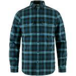 Blaue Karo Sportliche Fjällräven Skog Nachhaltige Outdoor-Hemden aus Baumwolle für Herren Größe S 
