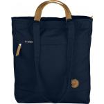 Blaue Fjällräven Totepack Nachhaltige Taschen mit Reißverschluss aus Leder klein 