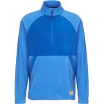 Blaue Herrenfleecepullover & Herrenfleeceshirts mit Reißverschluss aus Fleece Größe XL für den für den Frühling 