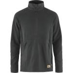 Dunkelgraue Herrenfleecepullover & Herrenfleeceshirts mit Reißverschluss aus Fleece Größe XL für den für den Frühling 