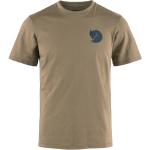 Braune Kurzärmelige Bio T-Shirts aus Jersey für Herren Größe S 
