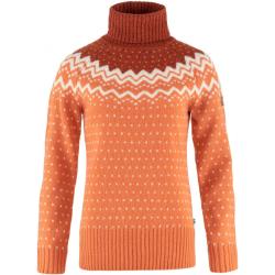 Fjällräven - Women's Övik Knit Roller Neck - Wollpullover Gr XS orange