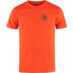 Orange Streetwear Fjällräven Bio Nachhaltige T-Shirts aus Baumwolle für Herren Größe L 
