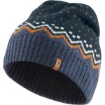 Fjall Raven - Mütze mit Jacquard-Muster - Ovik Knit Hat Dark Navy für Damen aus Wolle - Navy blau