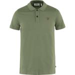Grüne Streetwear Kurzärmelige Fjällräven Bio Nachhaltige Kurzarm-Poloshirts aus Leder für Herren Größe M 