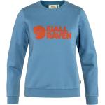 Blaue Streetwear Langärmelige Fjällräven Bio Nachhaltige Damensweatshirts Größe M 
