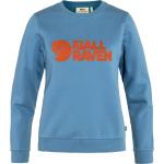 Blaue Streetwear Langärmelige Fjällräven Bio Nachhaltige Damensweatshirts Größe S 