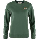 Grüne Streetwear Langärmelige Fjällräven Nachhaltige Rundhals-Ausschnitt Damensweatshirts Größe L für den für den Herbst 